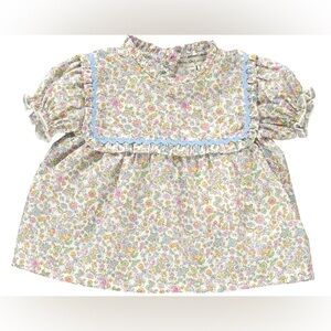 Bebe Organic Laura Shirt in the Meadow floral fabric